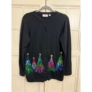 The Quacker Factory size small cardigan Christmas sweater